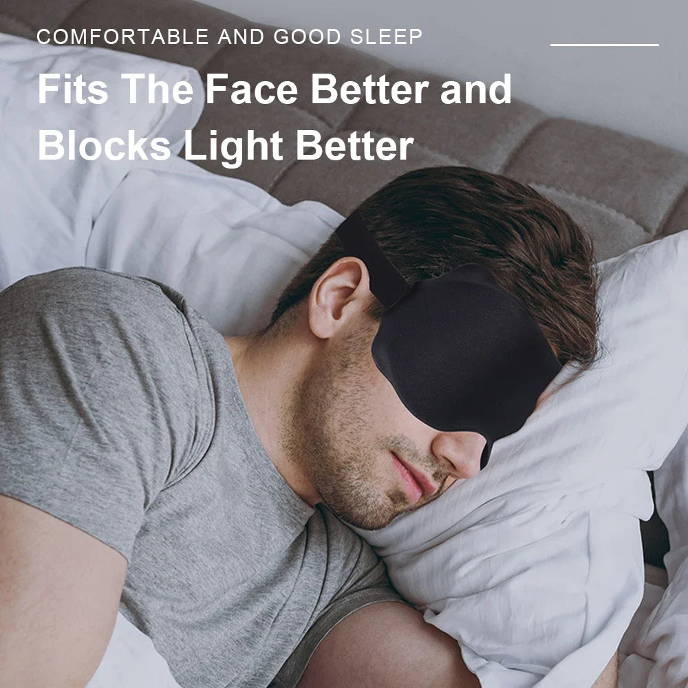Masque de sommeil 3D ergonomique blocage total de lumière
