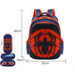 Sac à dos enfant Spider waterproof avec trousse assortie