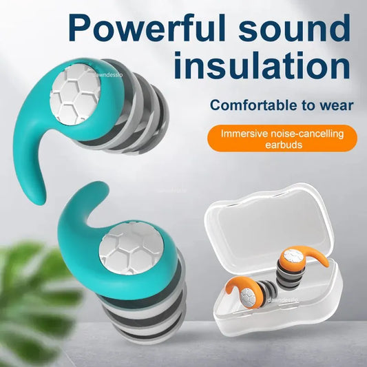 Bouchons d’oreilles en silicone anti-bruit T1 étanches multicolores