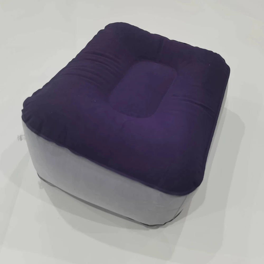 Coussin Repose-Pieds Gonflable de Voyage