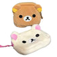 Pochette bébé en peluche ours douceur
