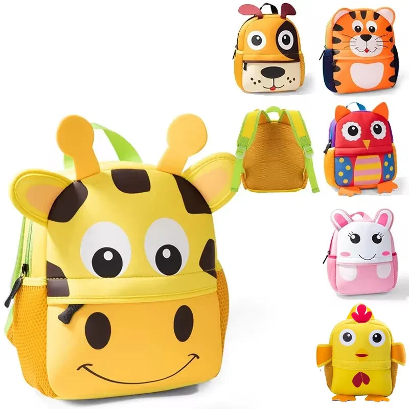 Sac à dos enfant animaux 3D