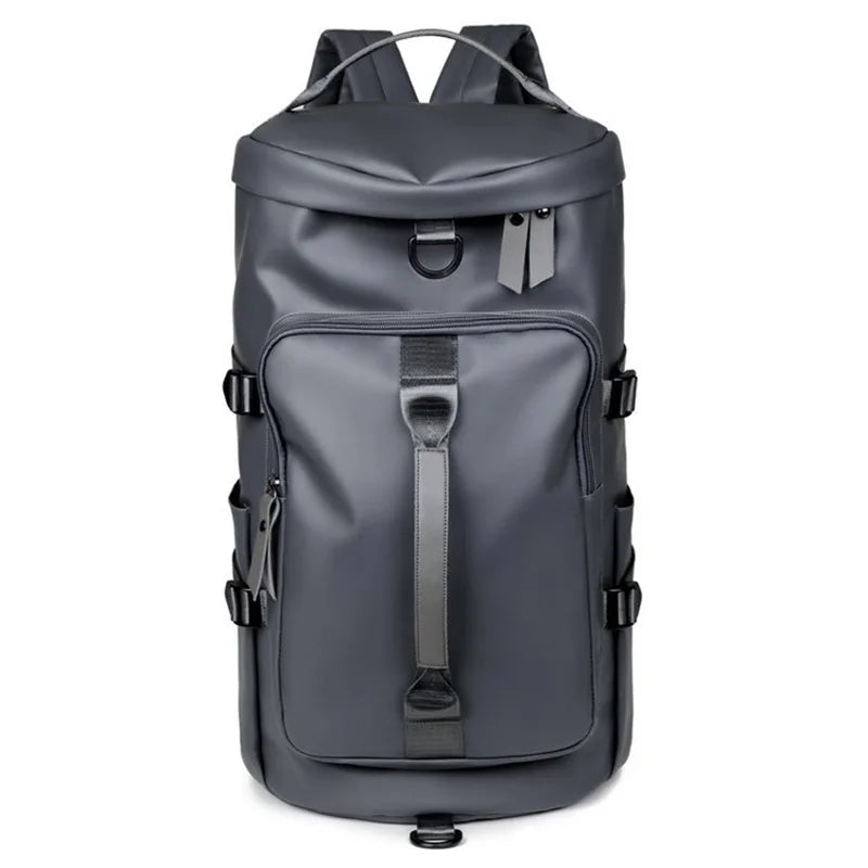 Sac à dos de voyage polyvalent en similicuir