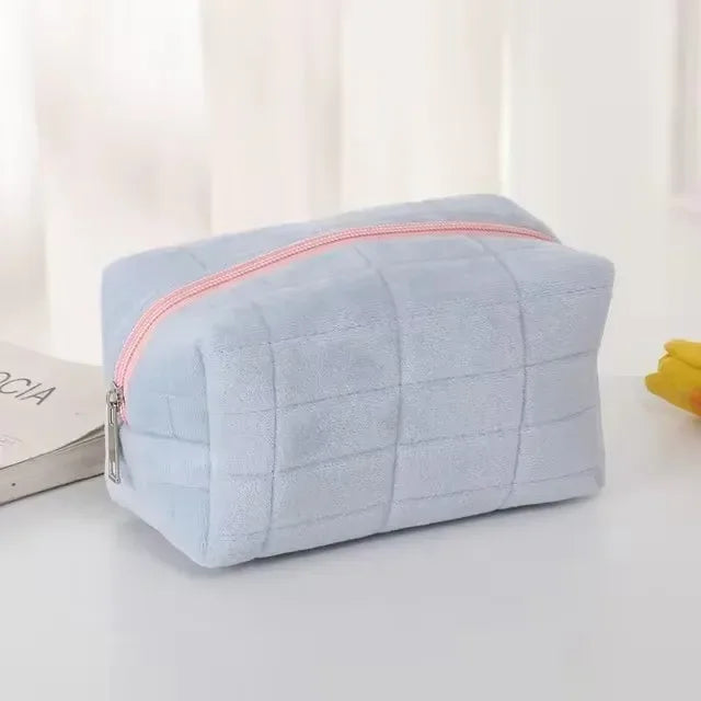 Trousse de Maquillage Coussin – Style Doux & Grande Capacité