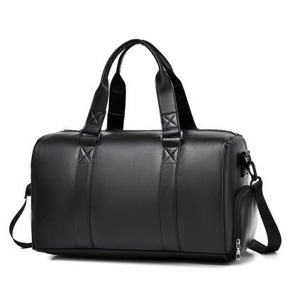 Sac de voyage en cuir PU avec compartiment chaussures