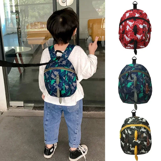 Sac à dos enfant dinosaure nylon anti perte