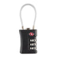 Cadenas TSA à Code Couleurs – 3 Chiffres Antivol pour Bagages