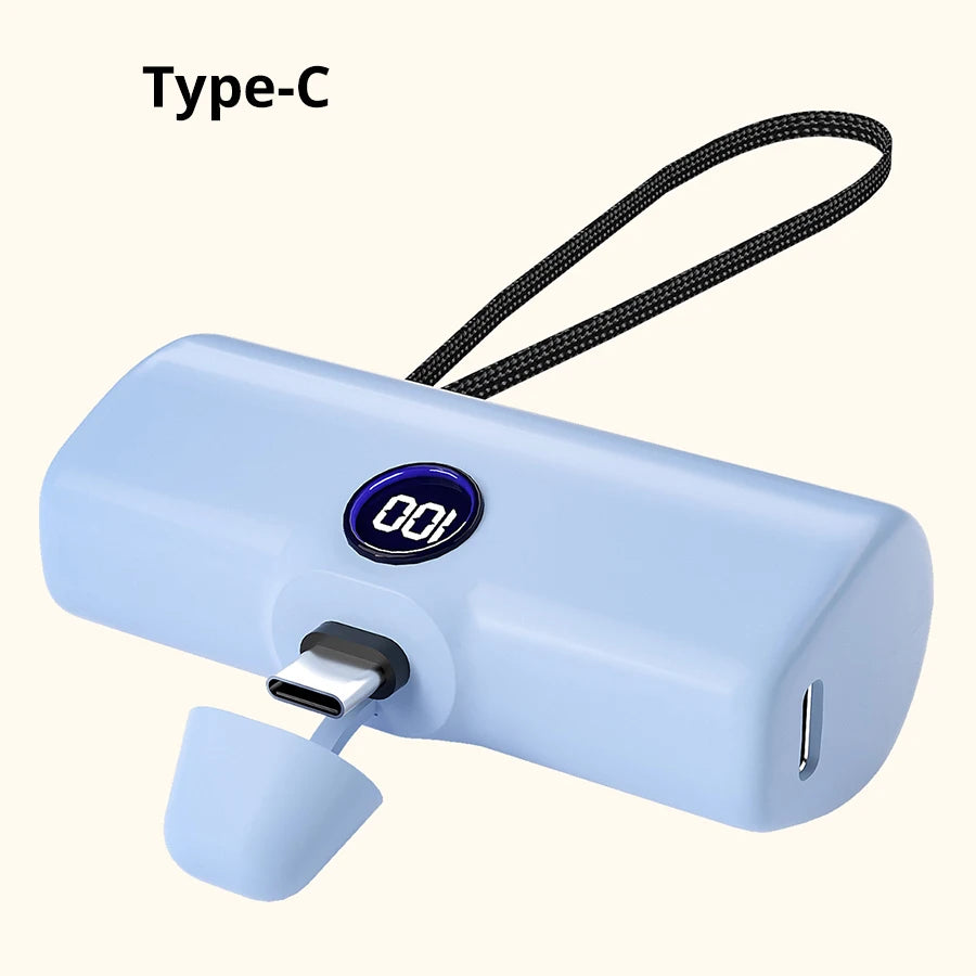 Mini Batterie Externe Liboer 5000mAh – Charge Rapide Compacte