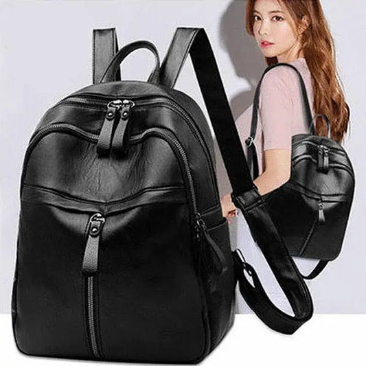 Sac à dos femme cuir PU grande capacité