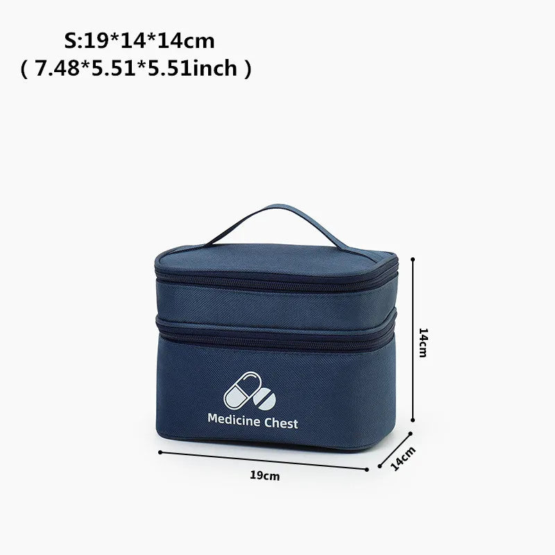 Grande Trousse Médicale de Voyage à Double Compartiment