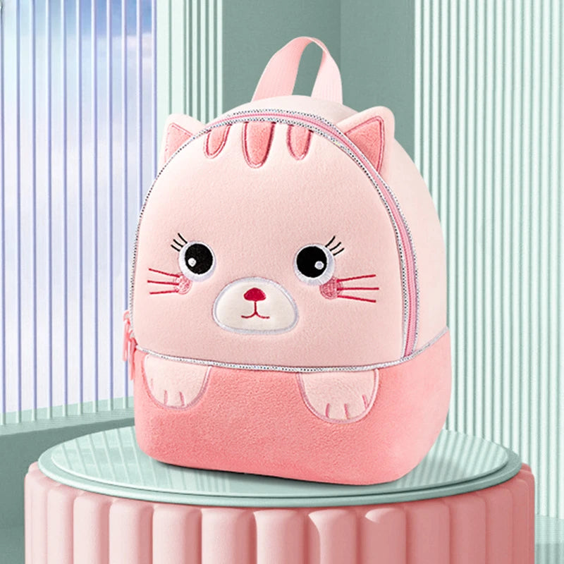 Sac à dos enfant animaux en peluche maternelle