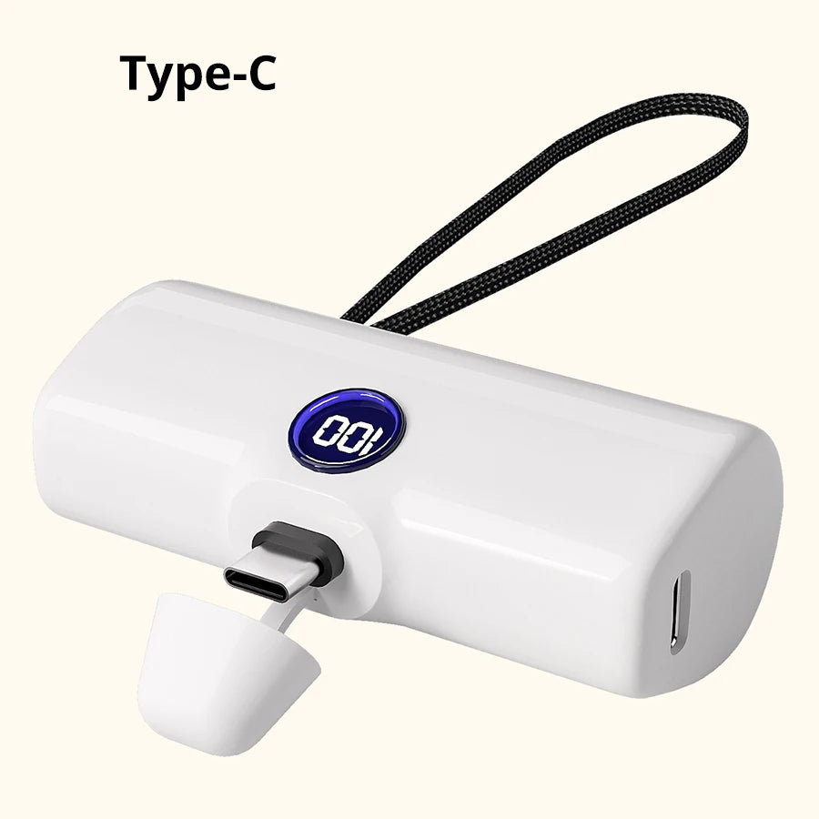 Mini Batterie Externe Liboer 5000mAh – Charge Rapide Compacte