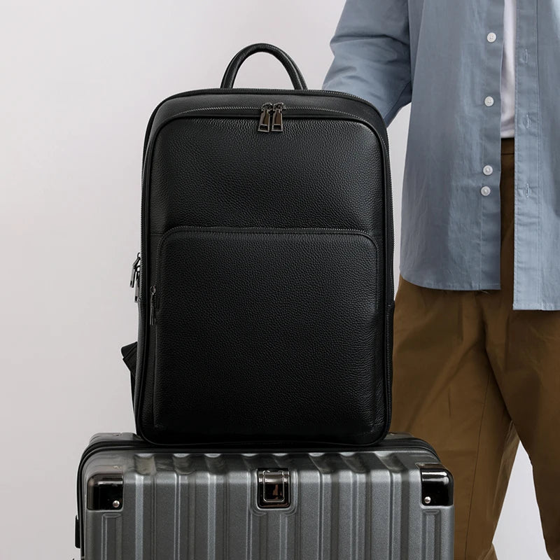 Sac à dos homme cuir véritable luxe business