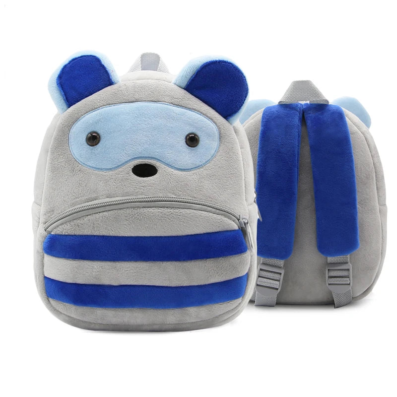 Sac à dos enfant animaux en peluche