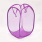 Sac à Linge Pliable en Maille Aérée – Corbeille de Rangement Légère et Portable