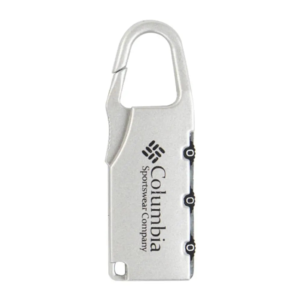 Cadenas Mousqueton à Code 3 Chiffres en Alliage de Zinc – Sécurité Légère pour Voyage