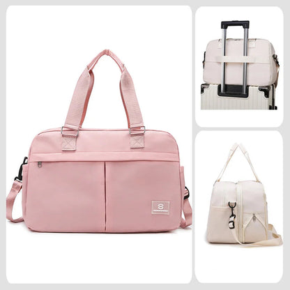 Sac de Voyage Femme Nylon Extensible Grande Capacité