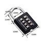 Cadenas à Code 8 Chiffres en Alliage de Zinc – Antivol de Voyage