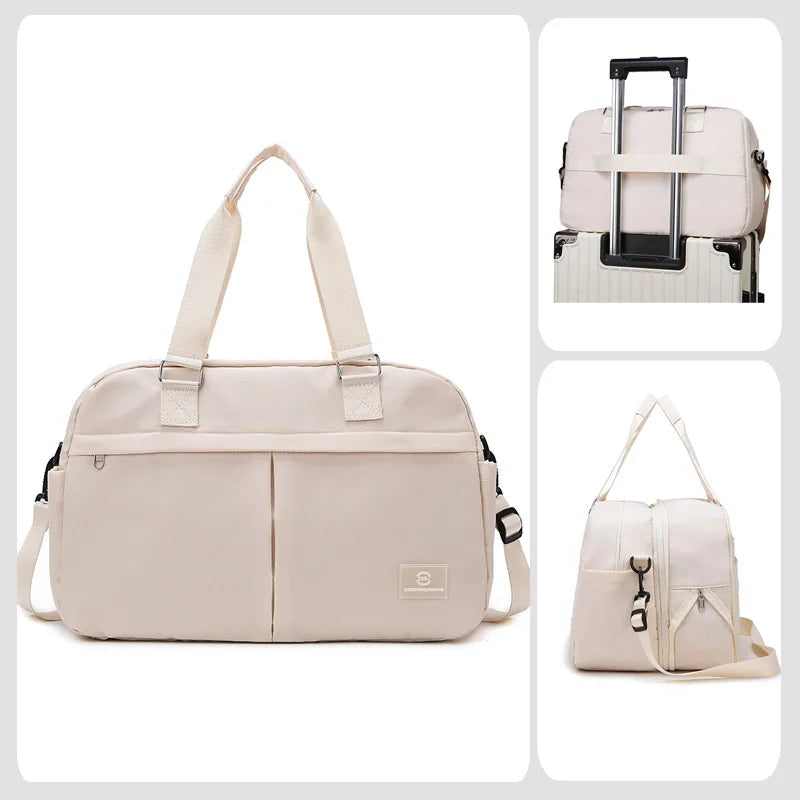 Sac de Voyage Femme Nylon Extensible Grande Capacité