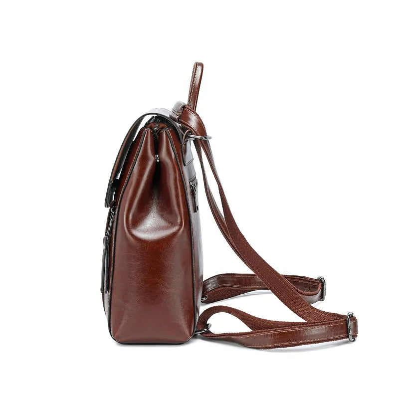 Sac à Dos Femme en Cuir Véritable – Élégance et Praticité