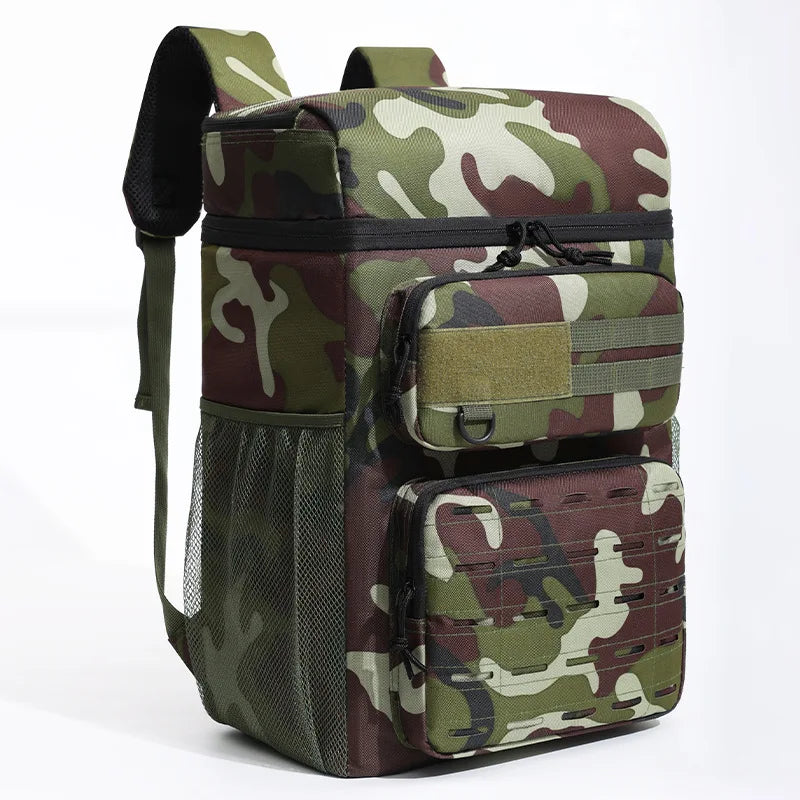 Sac à dos isotherme camouflage 23L – Étanche & résistant pour pique-nique