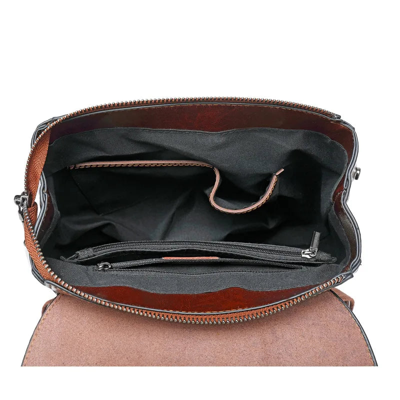 Sac à Dos Femme en Cuir Véritable – Élégance et Praticité