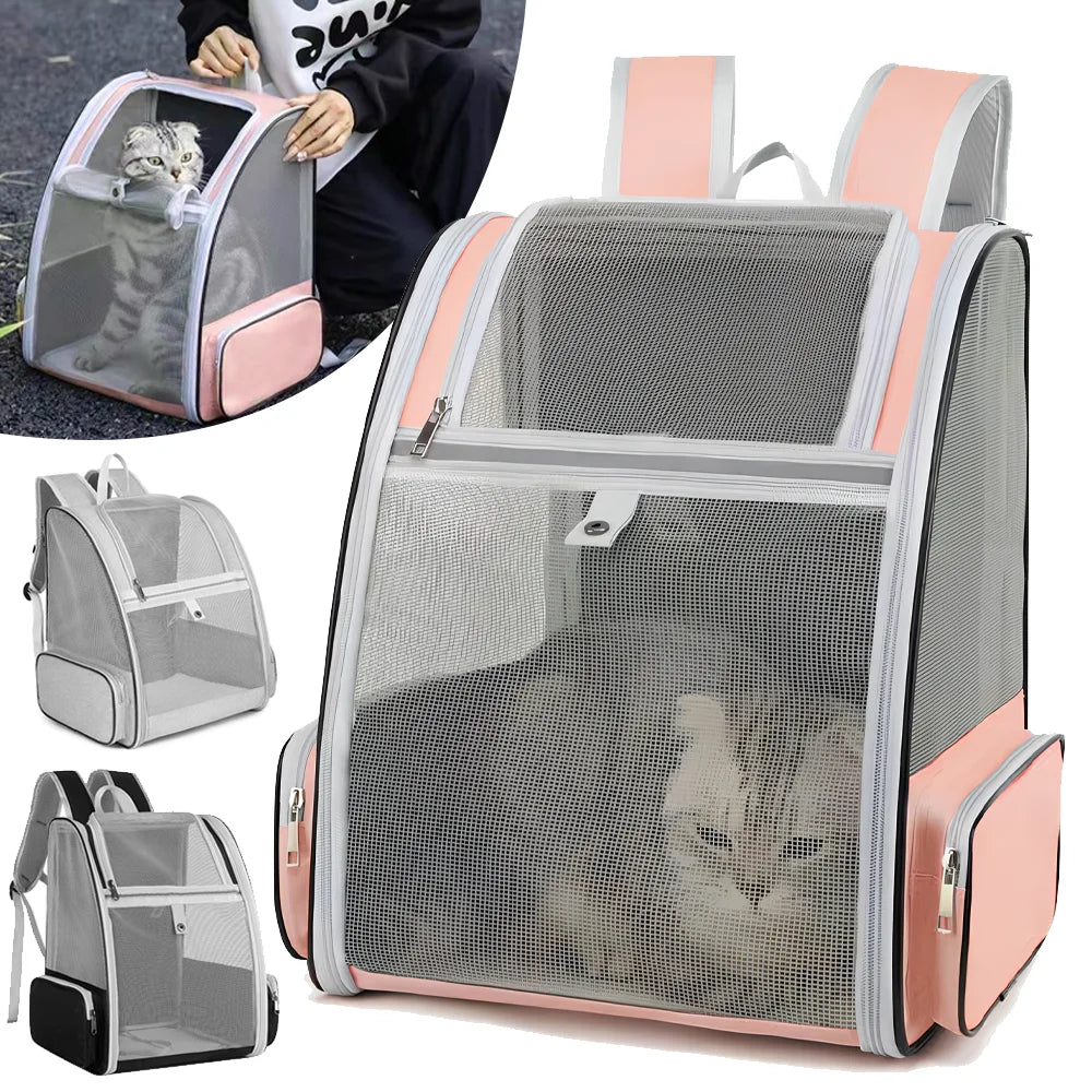 Sac à Dos de Transport pour Chat Pliable & Respirant