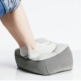 Coussin Repose-Pieds Gonflable de Voyage, coloris bleu