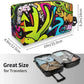 Trousse enfant graffiti coloré rangement école et loisirs