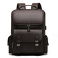 Sac à dos rétro en similicuir avec port USB