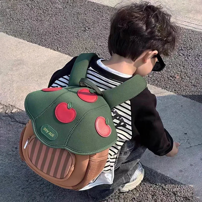 Sac à dos enfant champignon en toile