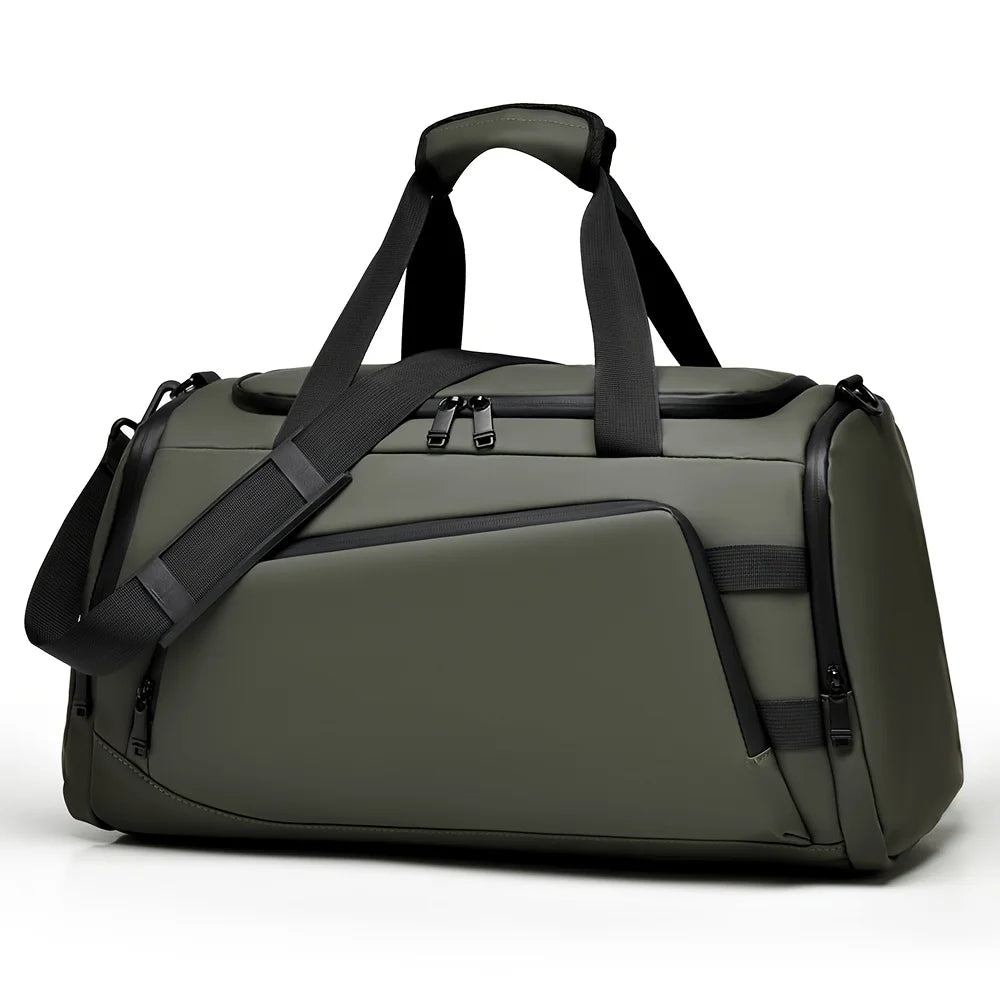 Sac de voyage multifonction en nylon avec compartiment chaussures