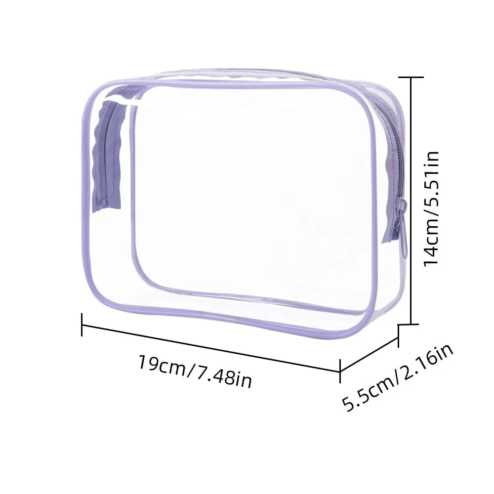 Trousse de toilette transparente enfant voyage