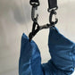 Oreiller de voyage remplissable en tissu lycra avec sac de transport