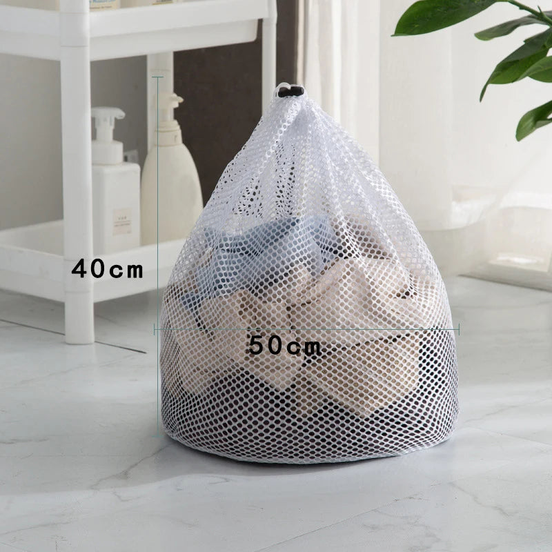 Sac de Lavage en Maille Résistante avec Cordon de Serrage
