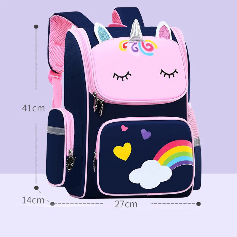 Sac à dos fille licorne waterproof grande capacité