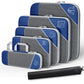 Set de 6 cubes de rangement compressibles avec sac à chaussures intégré
