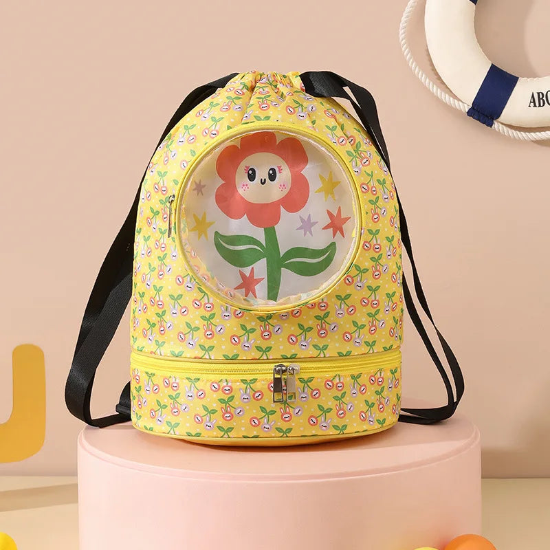 Sac enfant séparation sec et humide cartoon