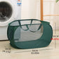 Panier à Linge Pliable en Maille avec Poignées – Grand Format 76L