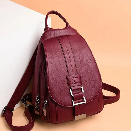 Sac à dos femme multifonction en cuir PU