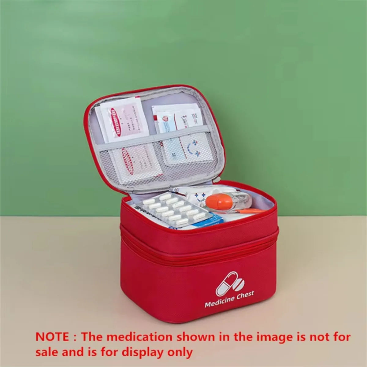 Grande Trousse Médicale de Voyage à Double Compartiment