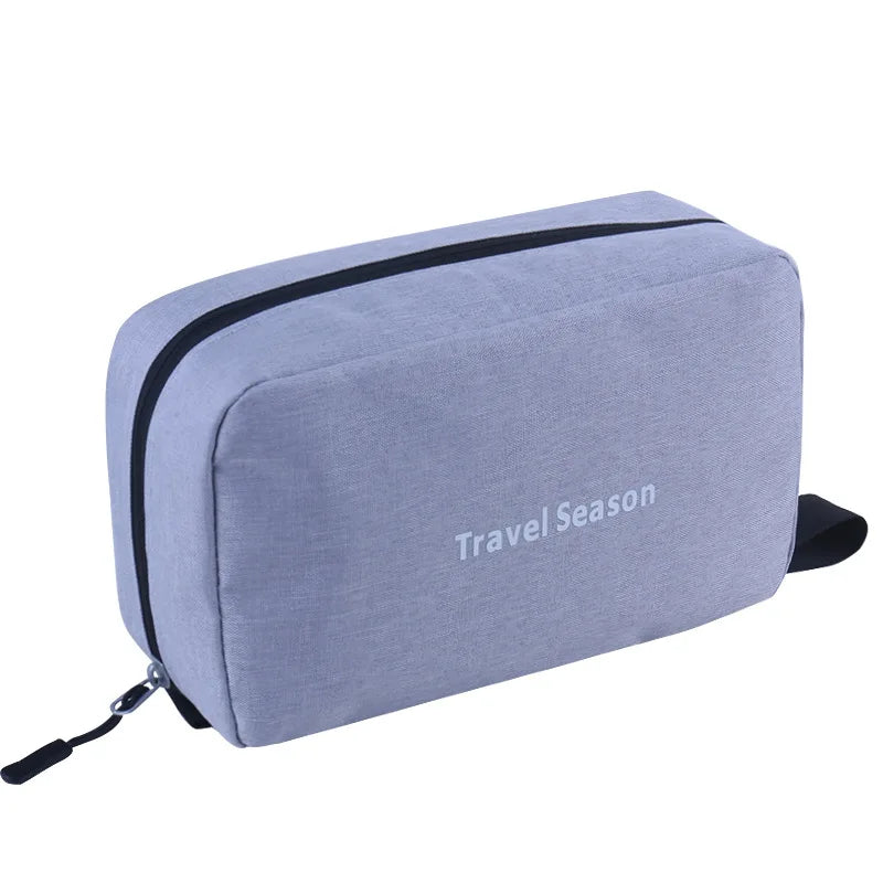 Trousse de toilette suspendue en nylon imperméable compacte