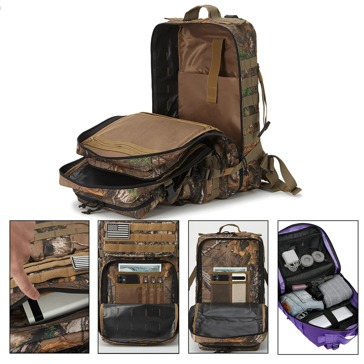CINGHI LUSSO Sac A Dos De Survie 45L Sac Tactique Militaire CINGHI LUSSO Sac A Dos De Survie 45L Sac Tactique Militaire