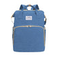 Sac à Langer Multifonction avec Lit Pliant Intégré – Nylon Résistant & Grande Capacité