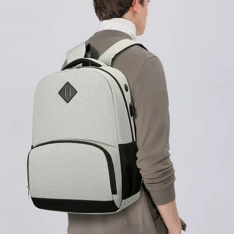 Sac à dos ordinateur & isotherme 2-en-1 – USB & rangement repas