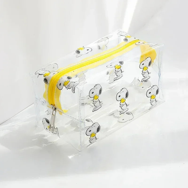 Trousse enfant Snoopy transparente