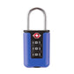 Cadenas TSA 3 Chiffres Coloré – Sécurité et Style pour Vos Voyages