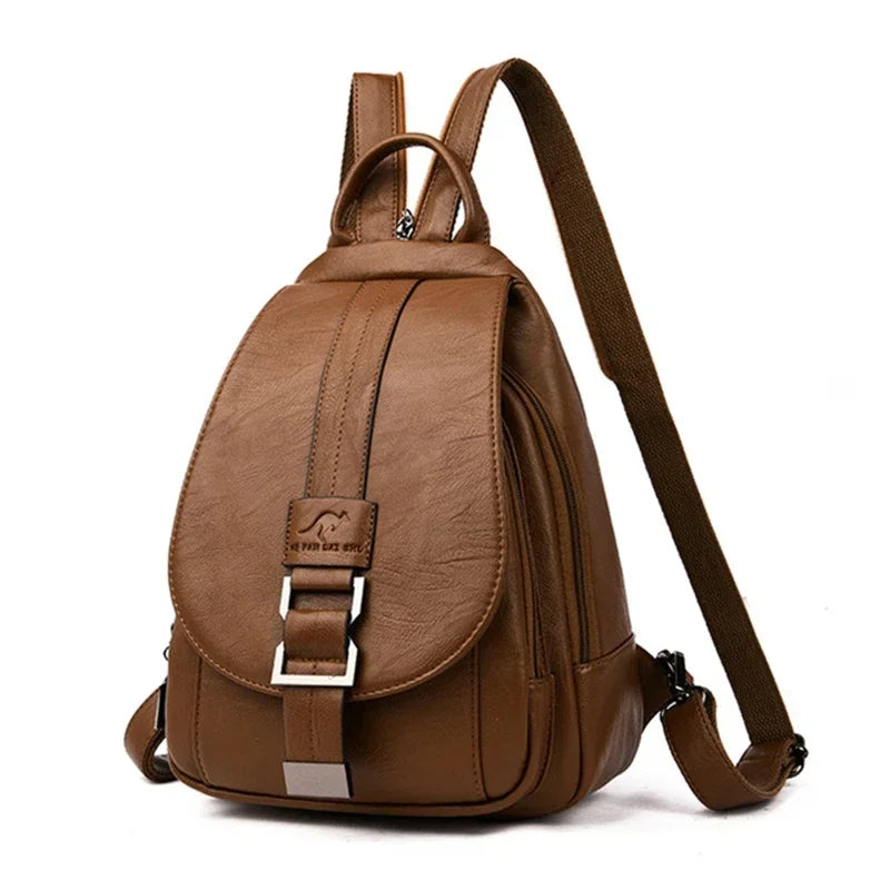 Sac à dos femme multifonction en cuir PU
