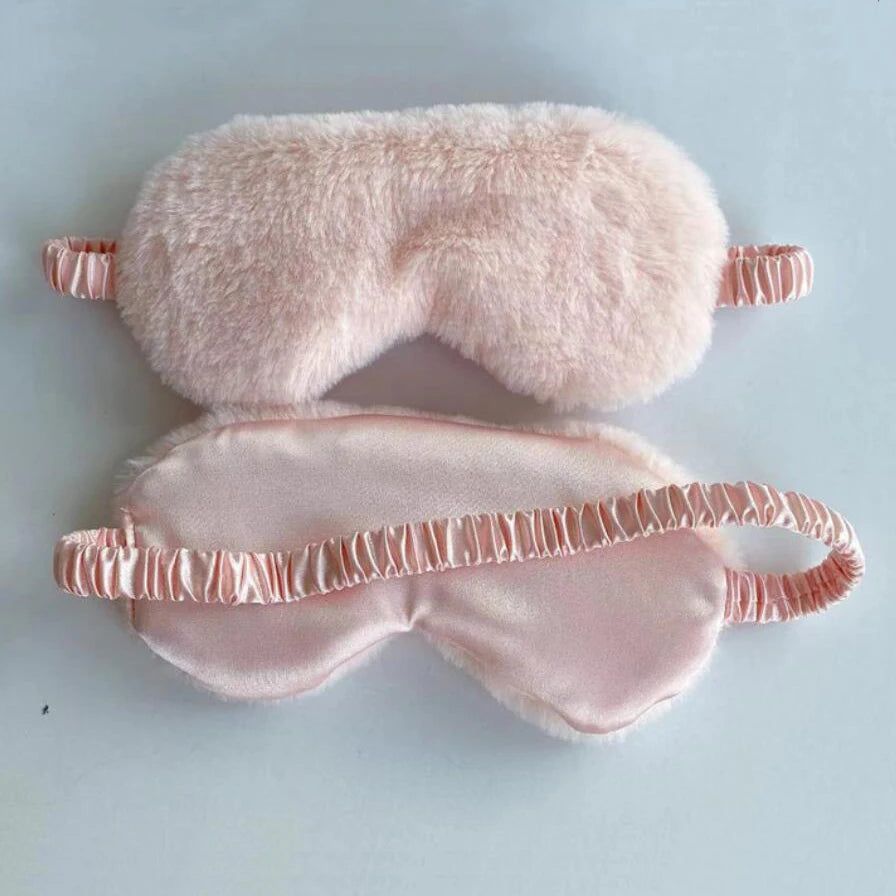 Masque de sommeil doux en peluche