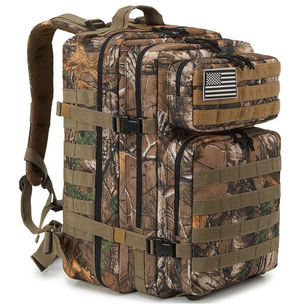 Sac à Dos Tactique Phantom 45L, coloris camouflage noir